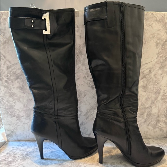 NEW Nine West Knee High Stiletto Boots‎ size 10 - Picture 2 of 3